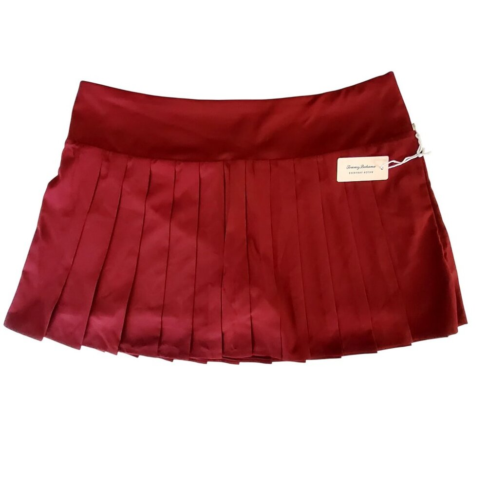 Tommy Bahama Everyday Active Womens Pleated Red Skirt XLcasual or activewear